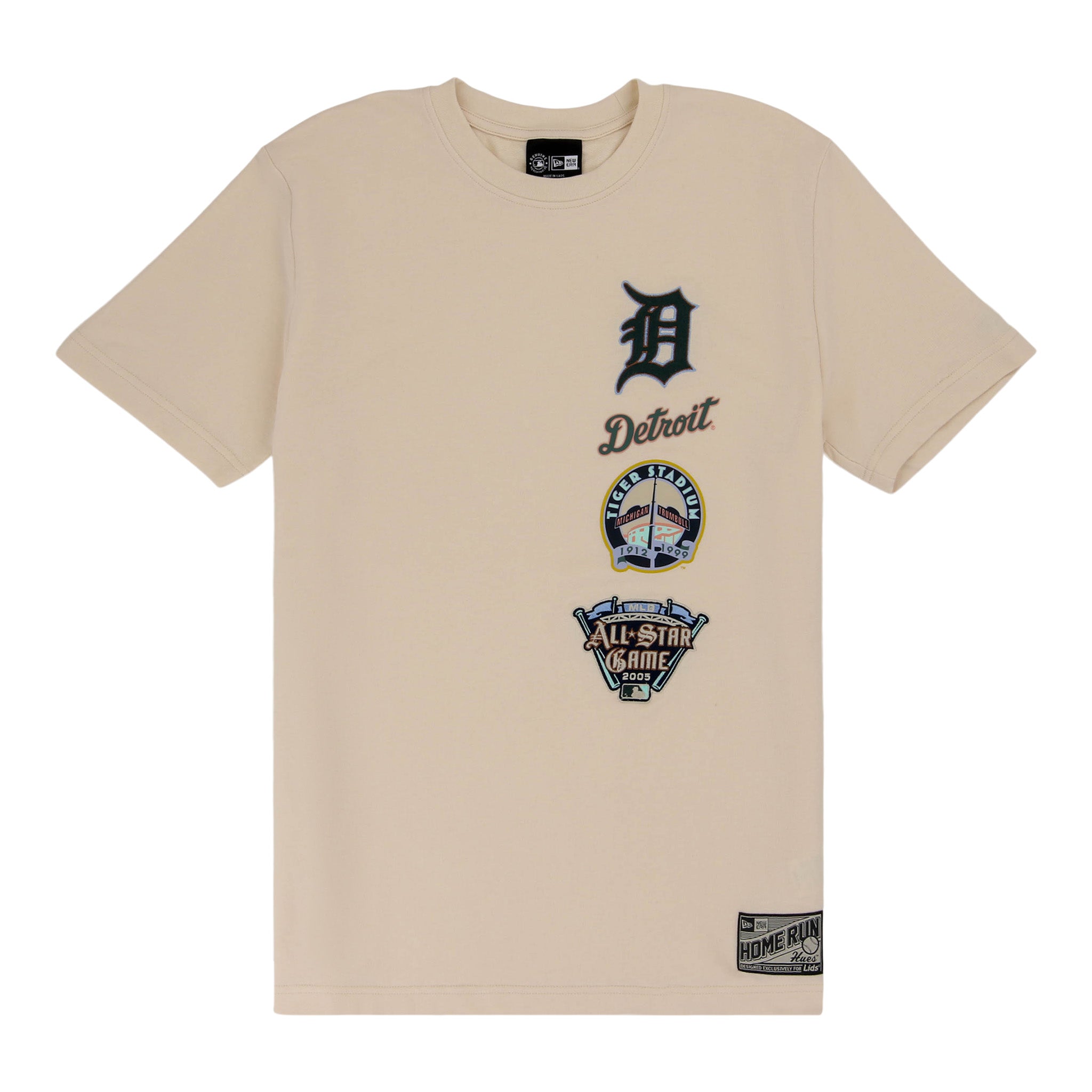 Detroit Tigers Spring Color Collection New Era Stacked Tee