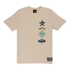 Houston Astros Spring Color Collection New Era Stacked Tee