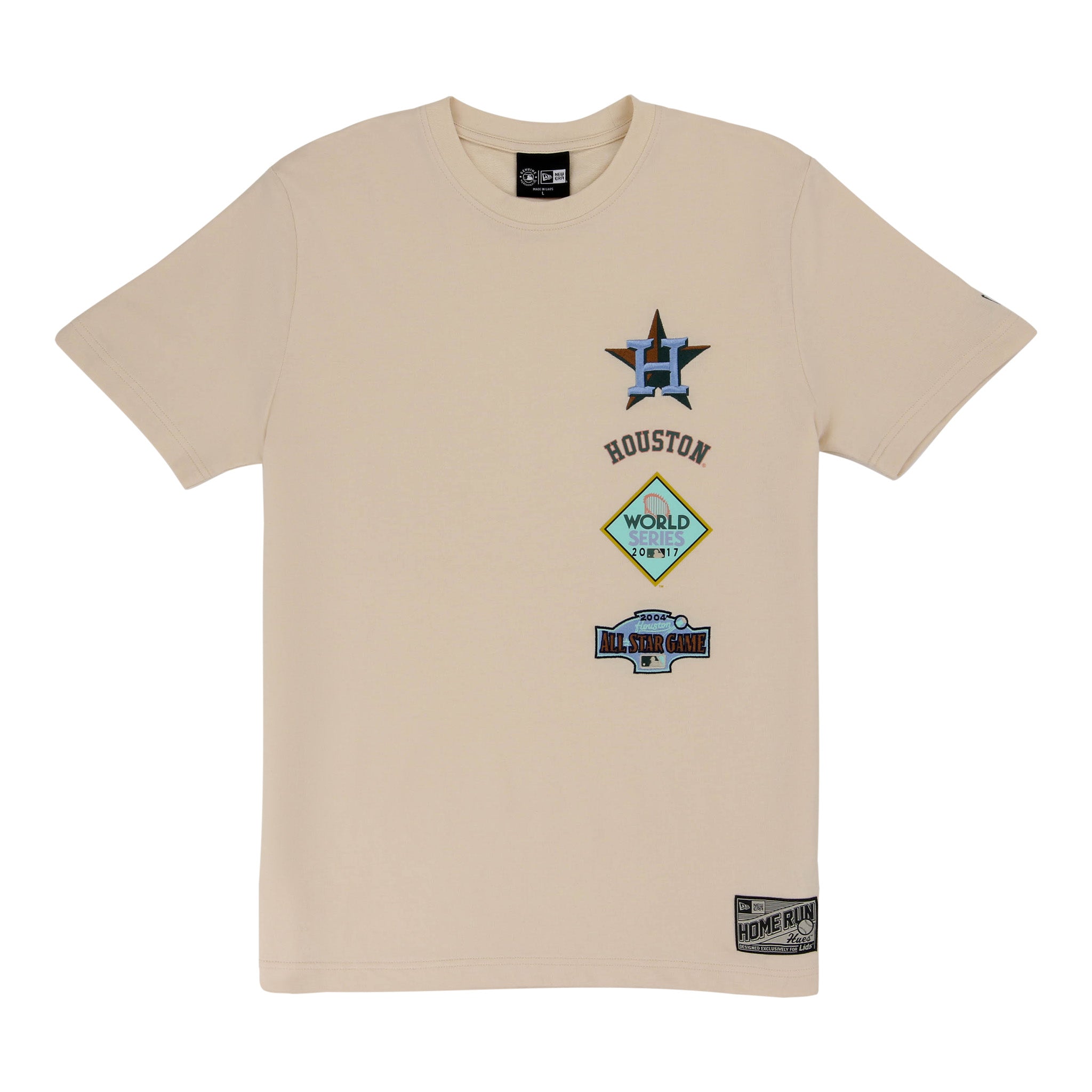 Houston Astros Spring Color Collection New Era Stacked Tee