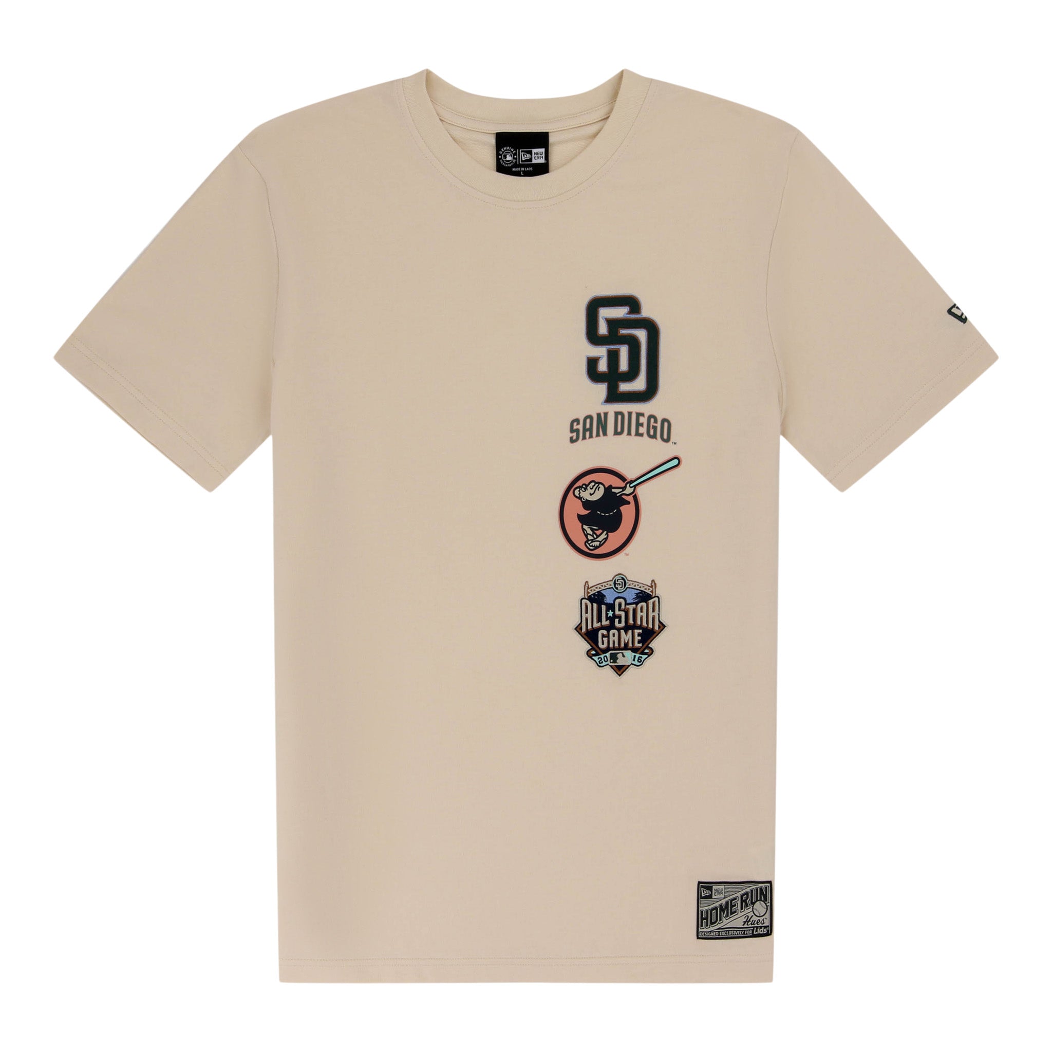 San Diego Padres Spring Color Collection New Era Stacked Tee