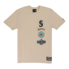 Seattle Mariners Spring Color Collection New Era Stacked Tee