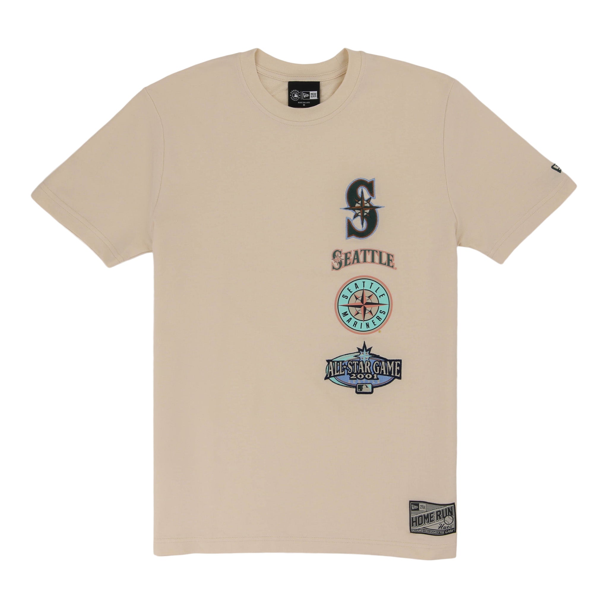 Seattle Mariners Spring Color Collection New Era Stacked Tee