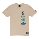 Seattle Mariners Spring Color Collection New Era Stacked Tee