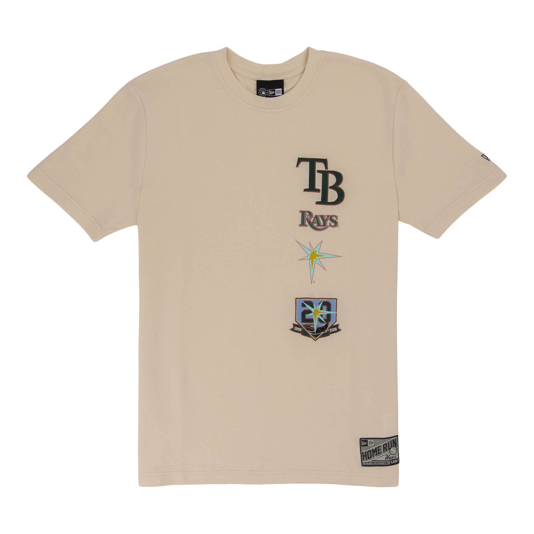 Tampa Bay Rays Spring Color Collection New Era Stacked Tee