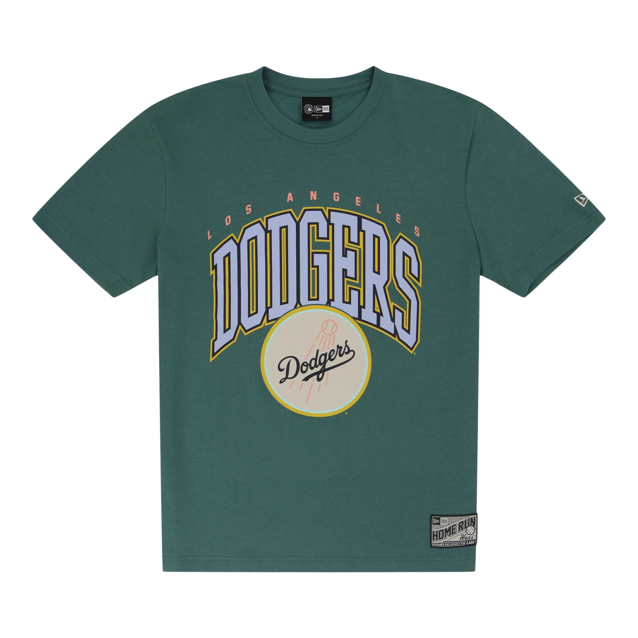 Los Angeles Dodgers Spring Color Collection New Era Teal Tee