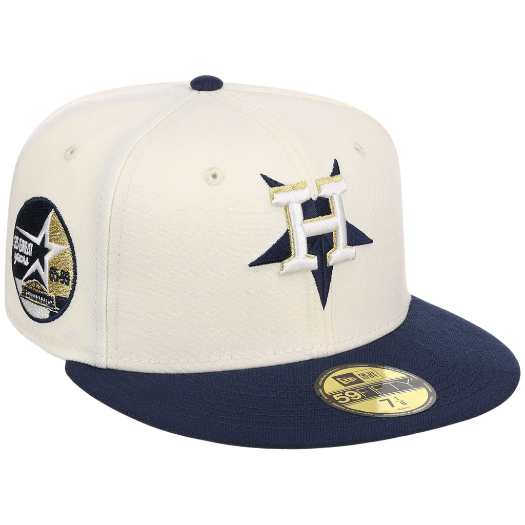 Houston Astros Flipmode New Era 59FIFTY - Chrome/Navy