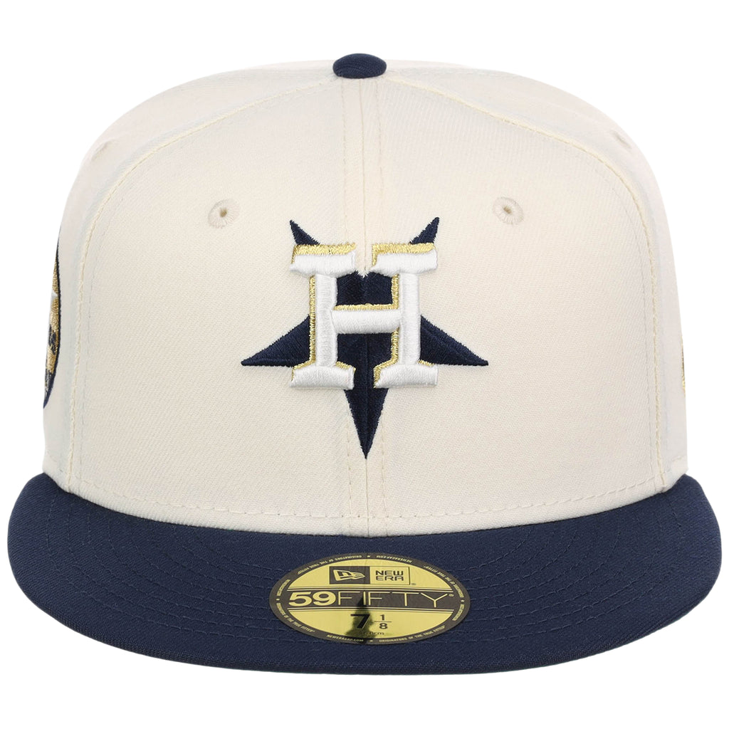 Houston Astros Flipmode New Era 59FIFTY - Chrome/Navy