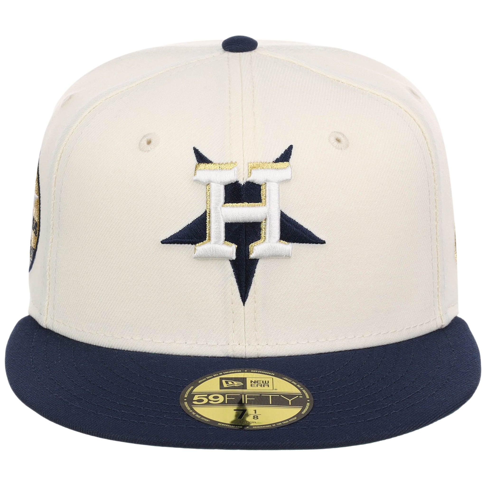 Houston Astros Flipmode New Era 59FIFTY - Chrome/Navy