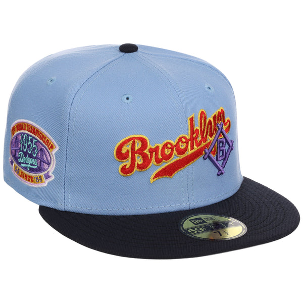 Brooklyn Dodgers MLB Smokey Set Lists New Era 59FIFTY – LidsHatDrop