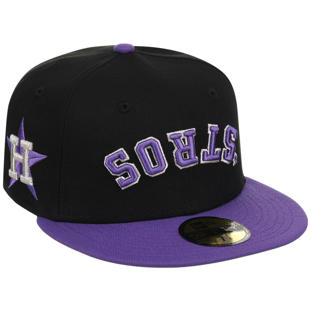 Houston Astros Flipmode New Era 59FIFTY - Black/Purple 'Stros