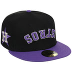 Houston Astros Flipmode New Era 59FIFTY - Black/Purple 'Stros