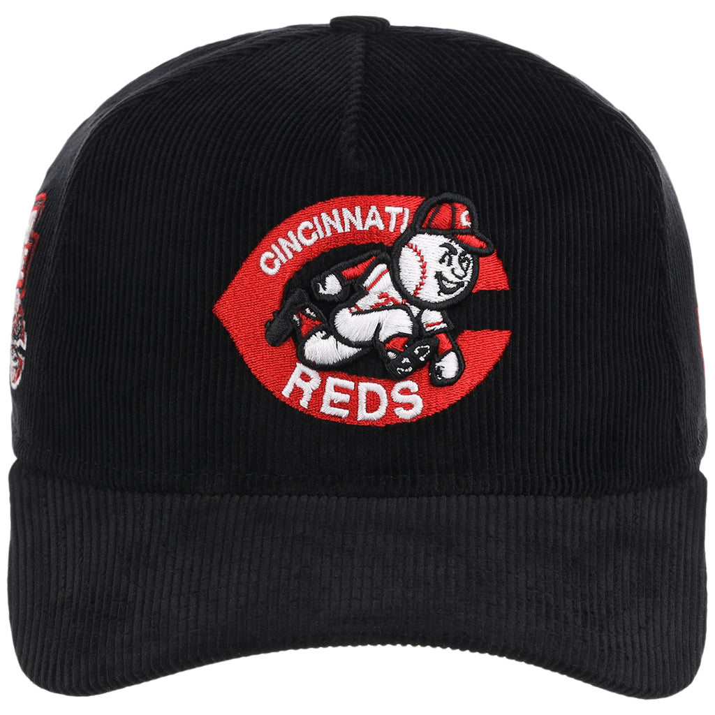 Cincinnati Reds MLB Black Cord New Era 9FORTY