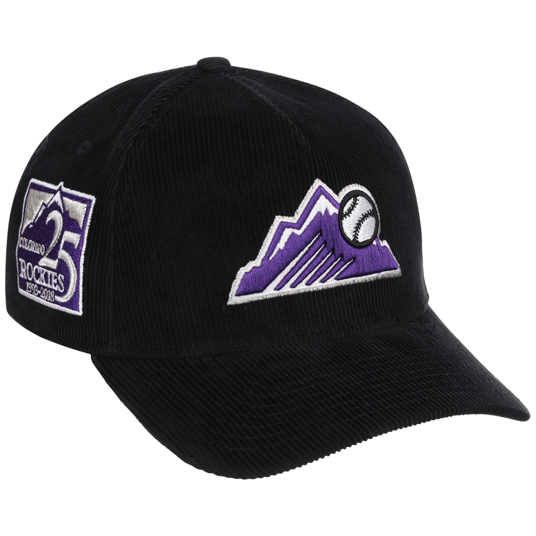 Colorado Rockies MLB Black Cord New Era 9FORTY
