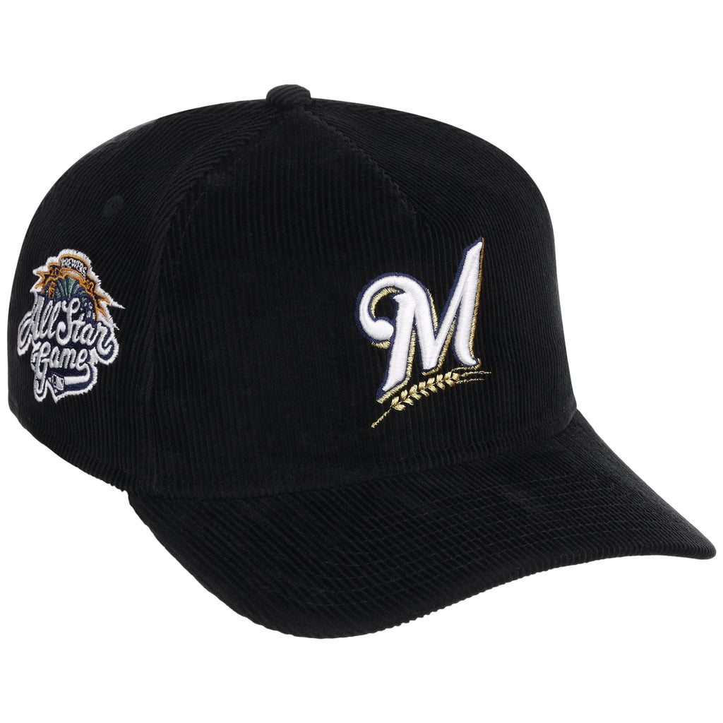 Milwaukee Brewers MLB Black Cord New Era 9FORTY