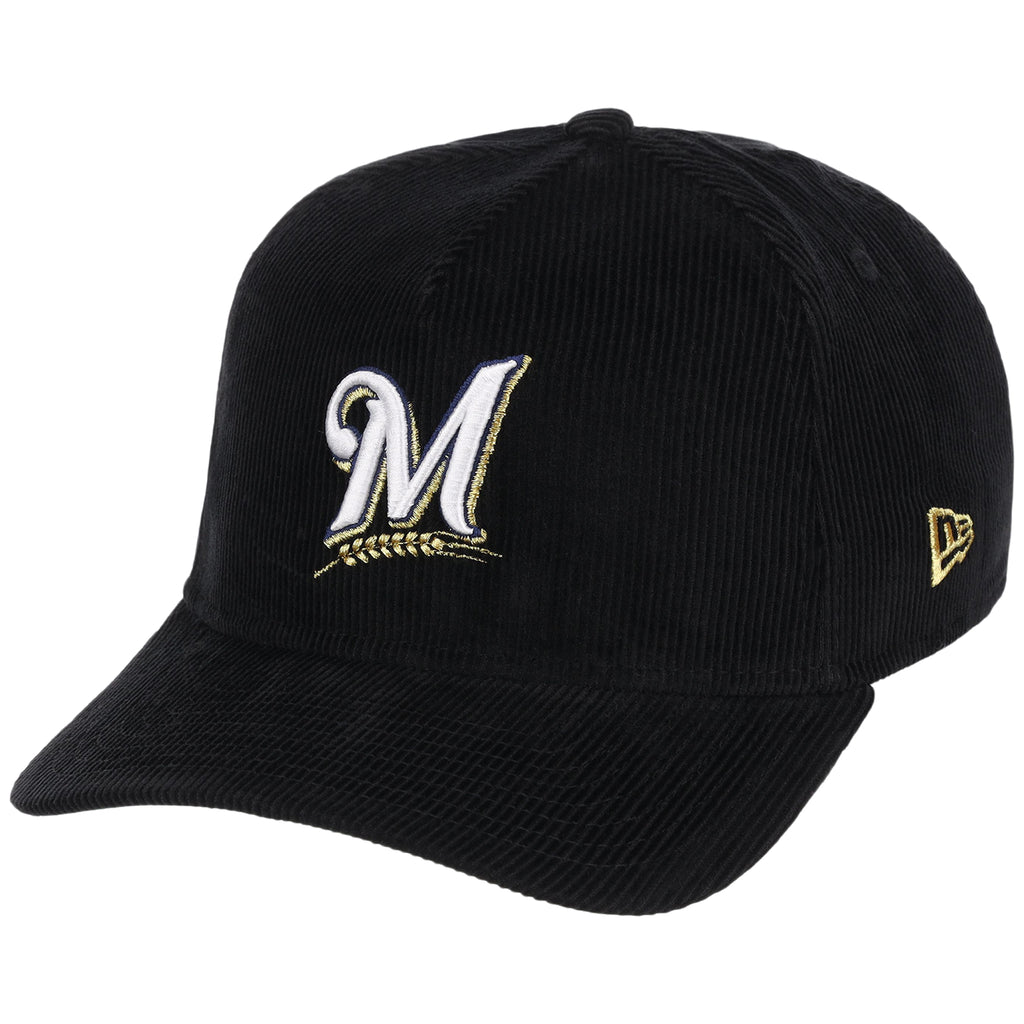 Milwaukee Brewers MLB Black Cord New Era 9FORTY