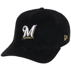Milwaukee Brewers MLB Black Cord New Era 9FORTY