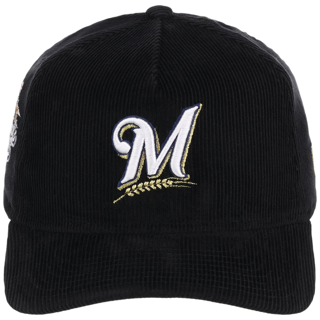 Milwaukee Brewers MLB Black Cord New Era 9FORTY