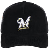 Milwaukee Brewers MLB Black Cord New Era 9FORTY