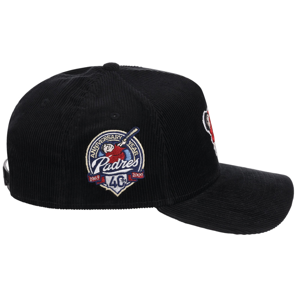 San Diego Padres MLB Black Cord New Era 9FORTY