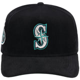 Seattle Mariners MLB Black Cord New Era 9FORTY