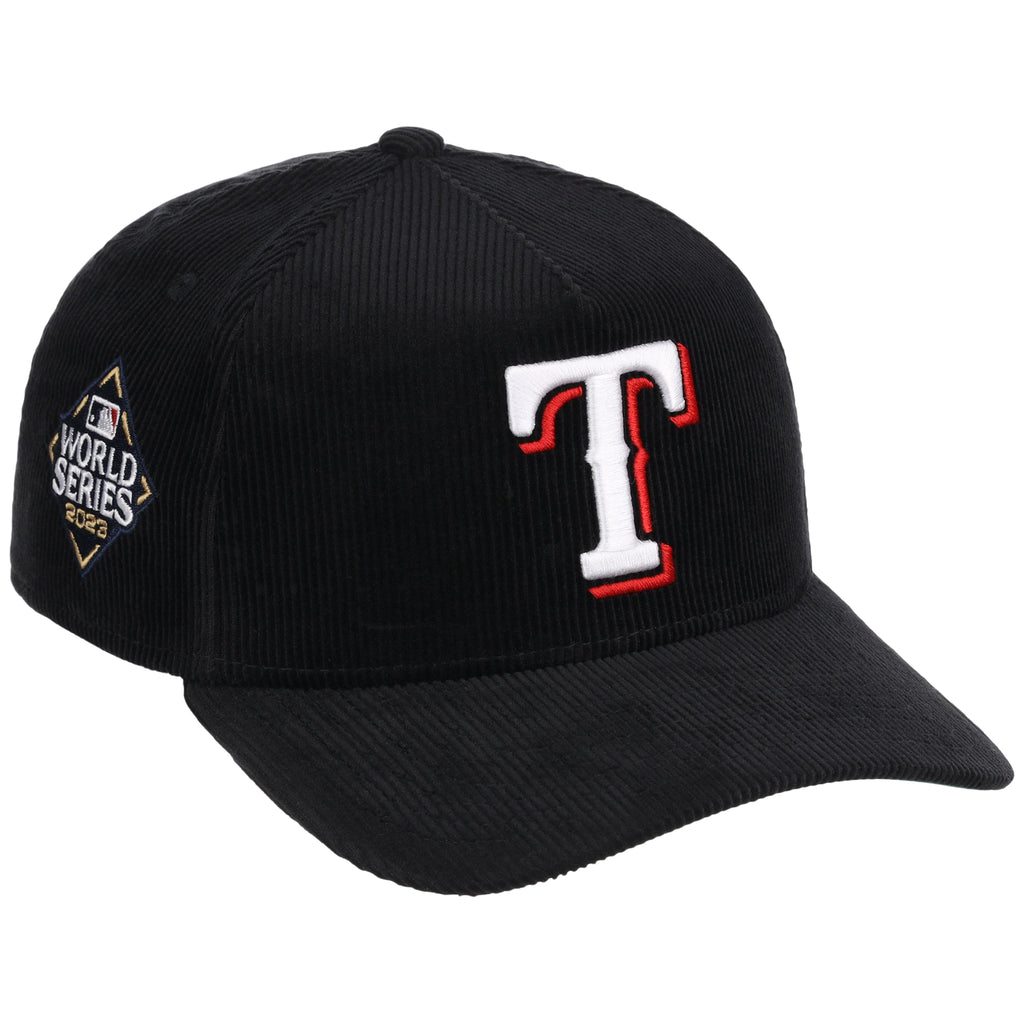 Texas Rangers MLB Black Cord New Era 9FORTY