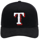Texas Rangers MLB Black Cord New Era 9FORTY