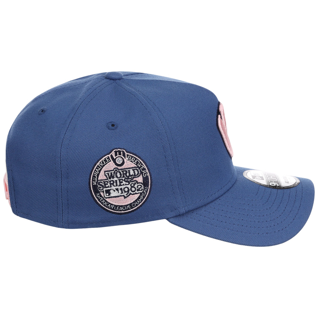 Milwaukee Brewers MLB Pink Indigo New Era 9FORTY