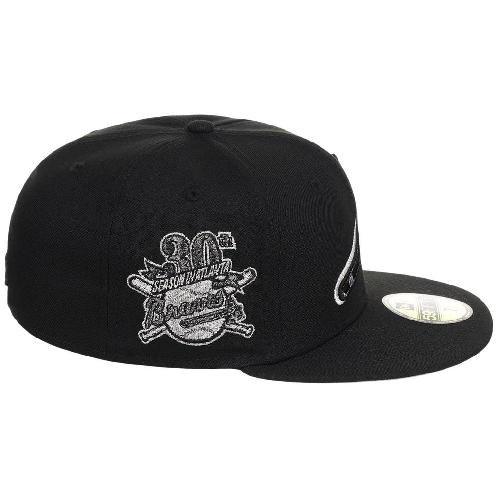 Atlanta Braves MLB Liquid Titanium New Era 59FIFTY