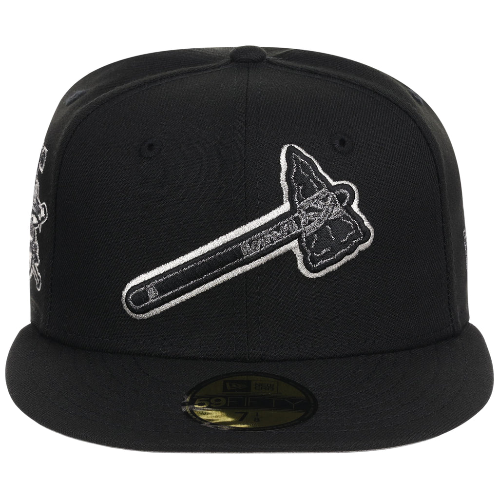 Atlanta Braves MLB Liquid Titanium New Era 59FIFTY