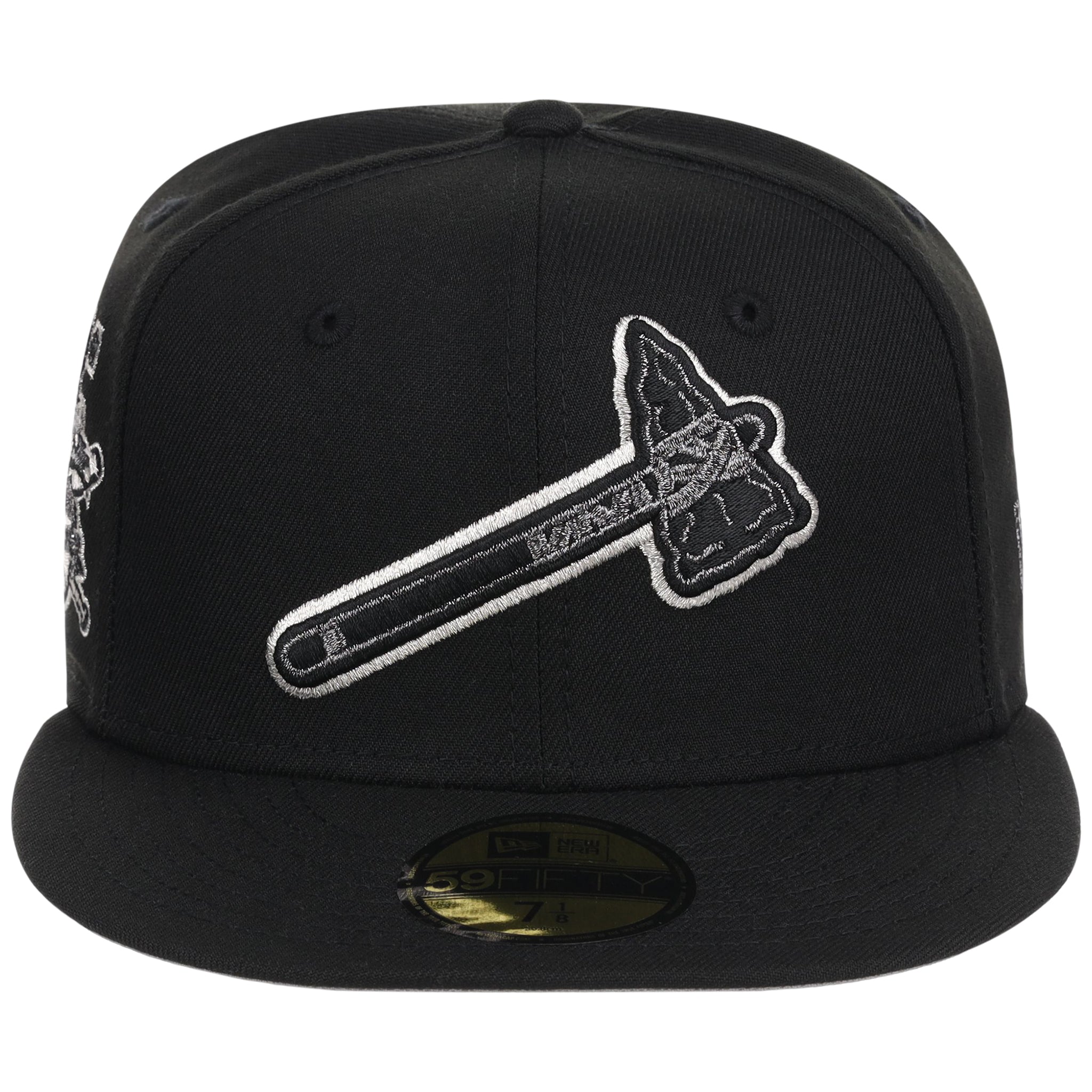 Atlanta Braves MLB Liquid Titanium New Era 59FIFTY