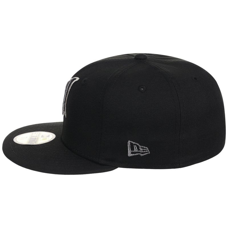 Cleveland Indians MLB Liquid Titanium New Era 59FIFTY – LidsHatDrop