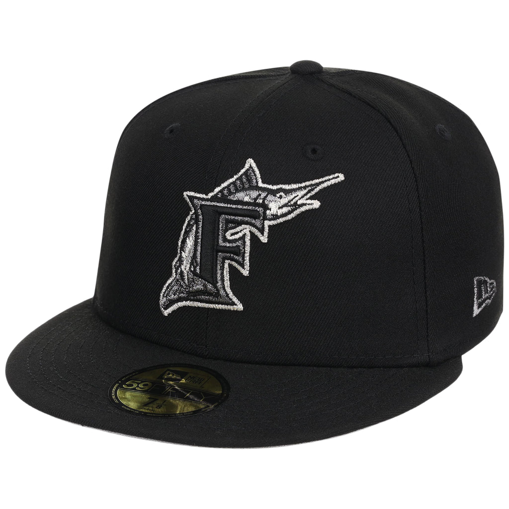 Florida Marlins MLB Liquid Titanium New Era 59FIFTY