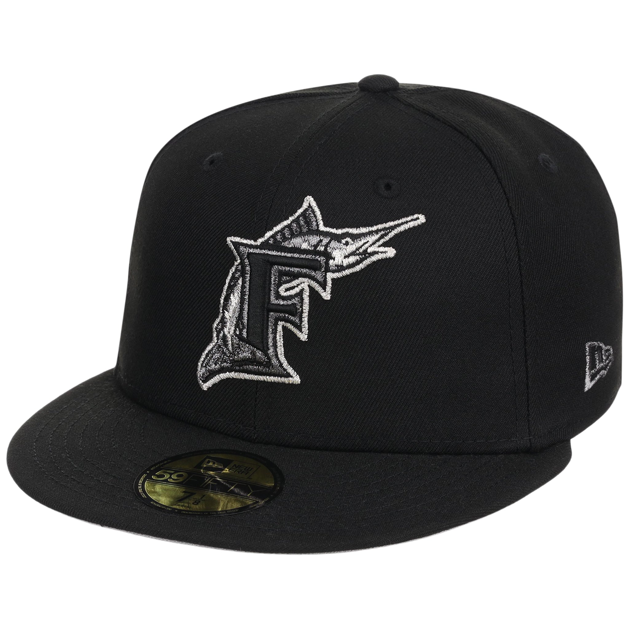 Florida Marlins MLB Liquid Titanium New Era 59FIFTY