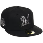 Milwaukee Brewers MLB Liquid Titanium New Era 59FIFTY