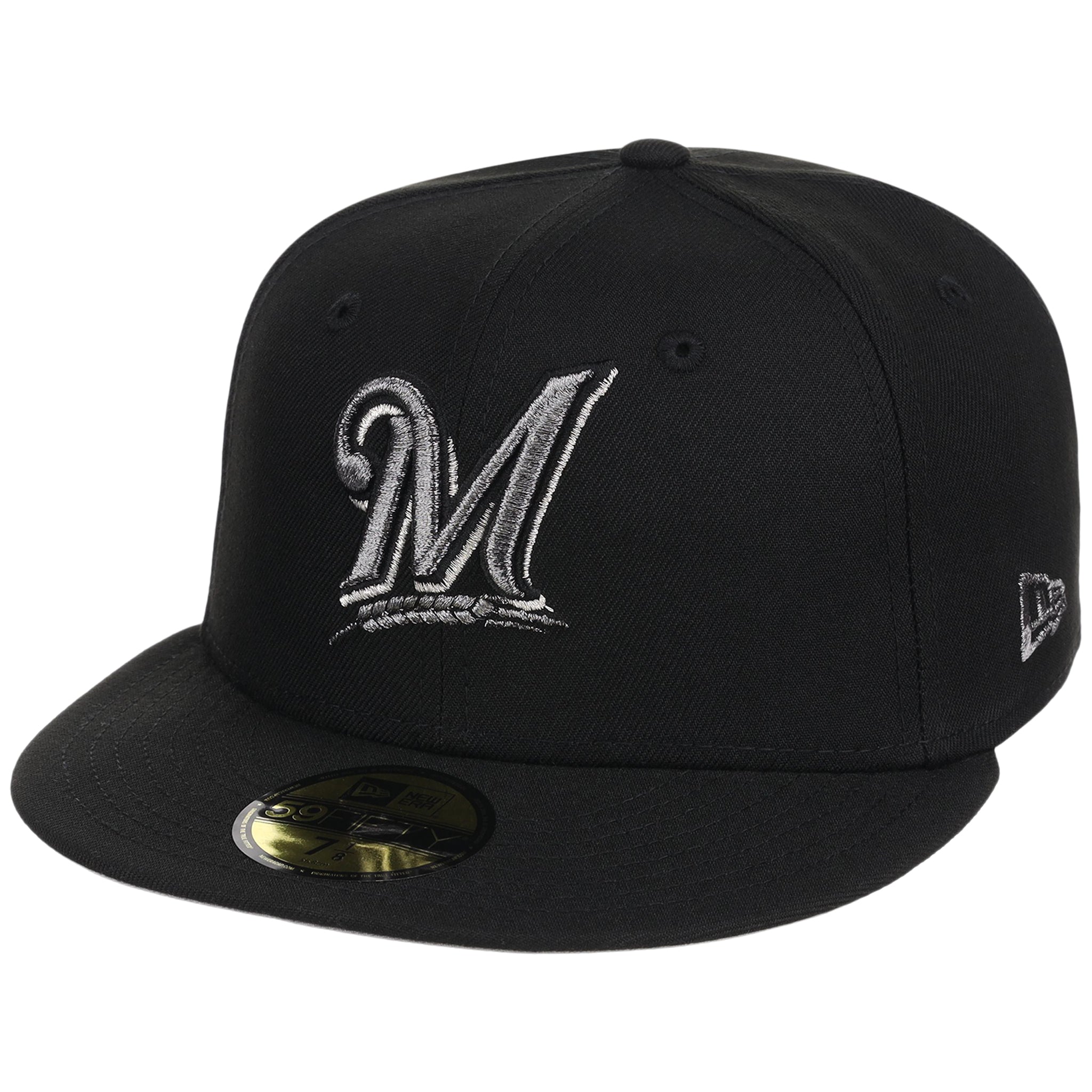 Milwaukee Brewers MLB Liquid Titanium New Era 59FIFTY