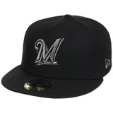 Milwaukee Brewers MLB Liquid Titanium New Era 59FIFTY