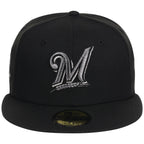 Milwaukee Brewers MLB Liquid Titanium New Era 59FIFTY