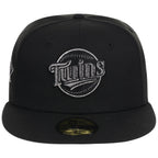 Minnesota Twins MLB Liquid Titanium New Era 59FIFTY
