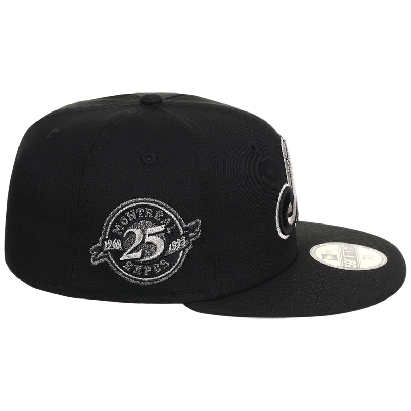 Montreal Expos MLB Liquid Titanium New Era 59FIFTY – LidsHatDrop