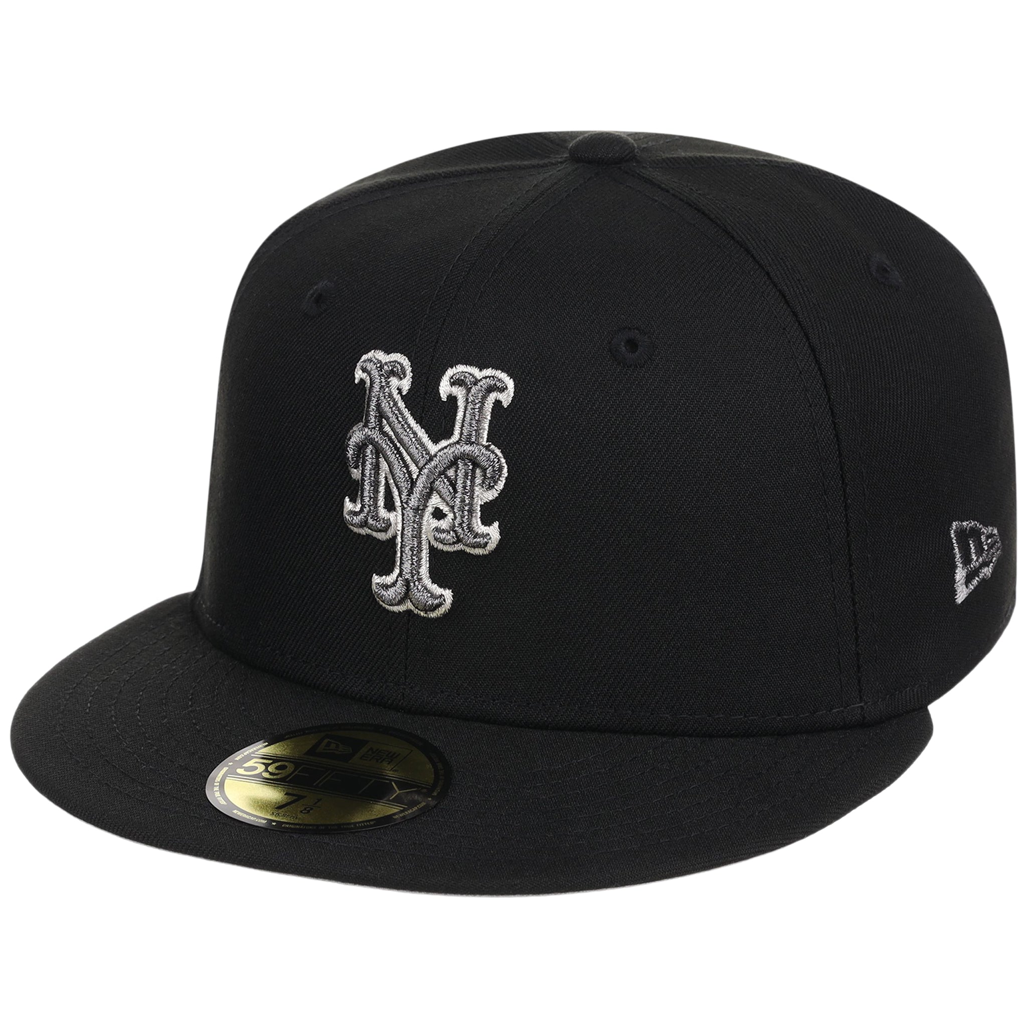 New York Mets MLB Liquid Titanium New Era 59FIFTY