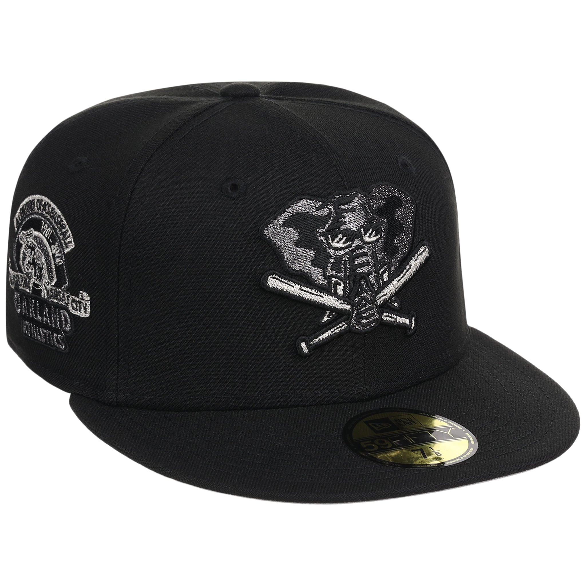 Oakland Athletics MLB Liquid Titanium New Era 59FIFTY