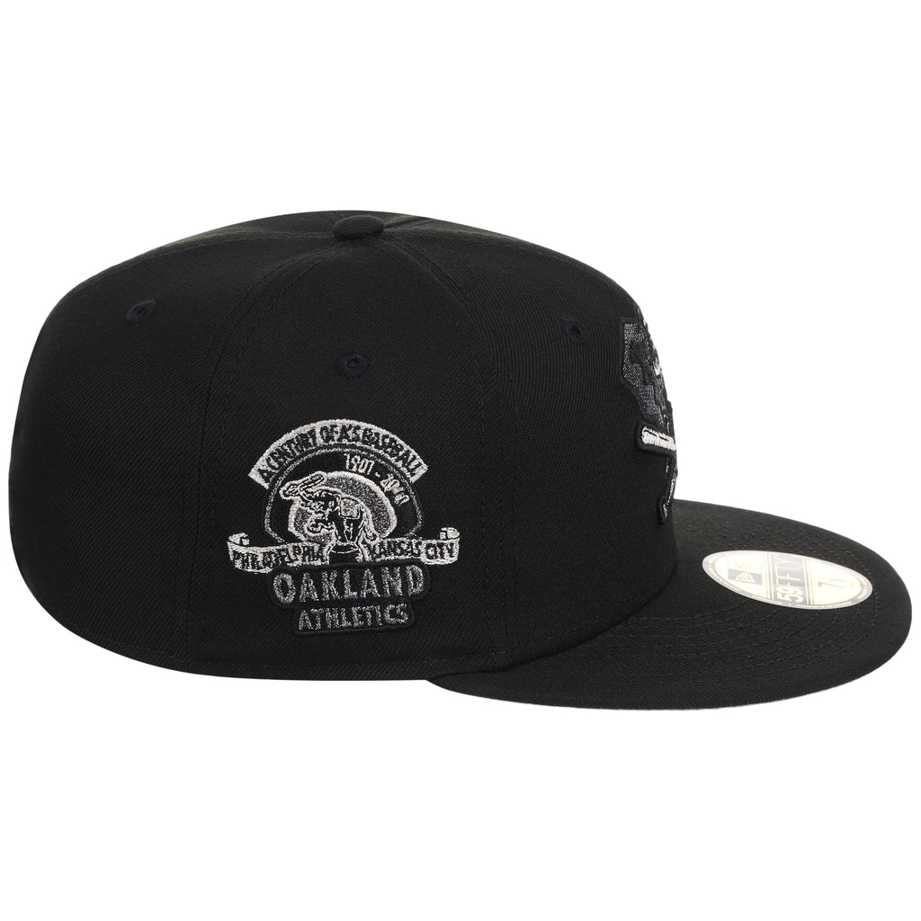 Oakland Athletics MLB Liquid Titanium New Era 59FIFTY