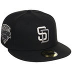 San Diego Padres MLB Liquid Titanium New Era 59FIFTY