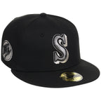 Seattle Mariners MLB Liquid Titanium New Era 59FIFTY