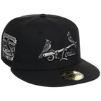 St. Louis Cardinals MLB Liquid Titanium New Era 59FIFTY