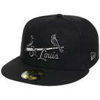 St. Louis Cardinals MLB Liquid Titanium New Era 59FIFTY