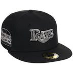 Tampa Bay Rays MLB Liquid Titanium New Era 59FIFTY