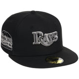 Tampa Bay Rays MLB Liquid Titanium New Era 59FIFTY