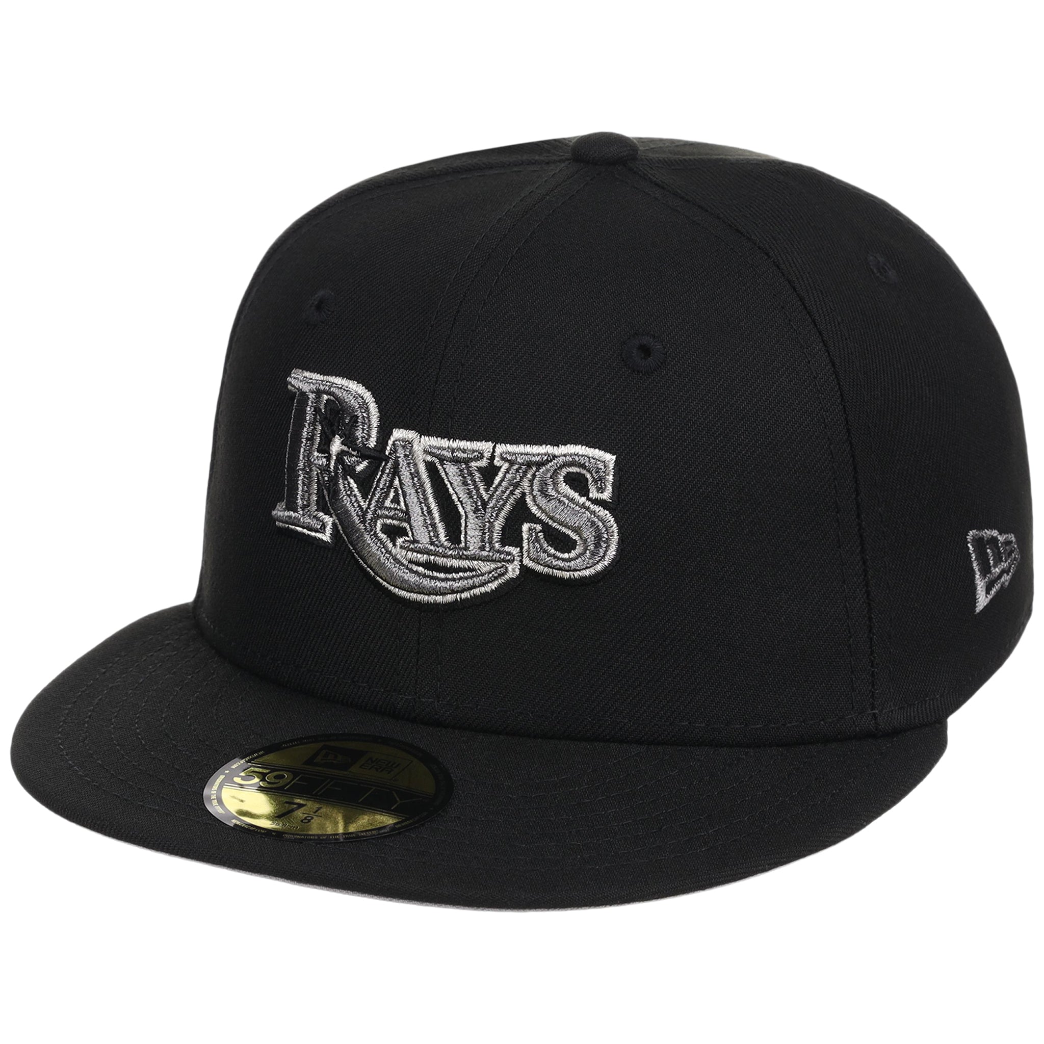 Tampa Bay Rays MLB Liquid Titanium New Era 59FIFTY