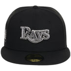 Tampa Bay Rays MLB Liquid Titanium New Era 59FIFTY